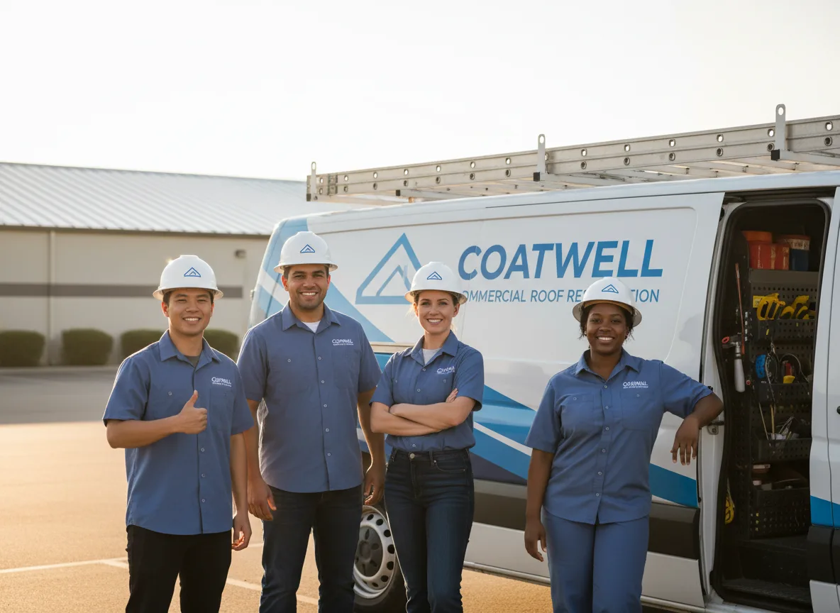 Commercial roof coating company in Glendale, RI